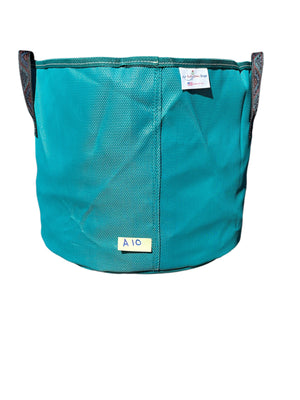 Color Series: (Set of 4) - 9 Gallon Emerald Bags with Kelly Green Binder and Aztec Handles